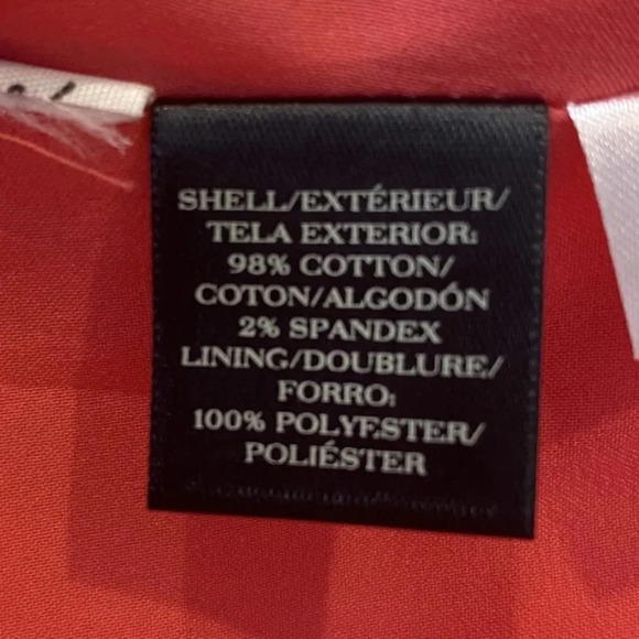 Ann Taylor Pink White Polka Dot Flat Front‎ Pencil Skirt Womens Size 2 (835) - Picture 5 of 6